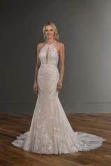 1114 Ivory Lace And Tulle Over Ivory Gown With Ivory Tu front
