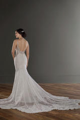 1122 Ivory Gown With Ivory Tulle Illusion back