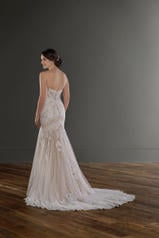 1147 Ivory Lace And Tulle Over Ivory Gown With Ivory Tu back