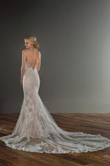 1167 Ivory Lace And Tulle Over Ivory Imperial Crepe Wit back