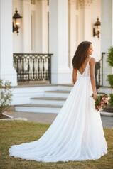 1279 Ivory Tulle Over Honey Gown With Java Tulle Plunge back