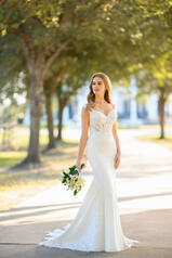 1294 Ivory Gown With Java Tulle Illusion front