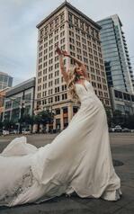 Delta (iv-iv)ivory Gown With Ivory Tulle Illusion front