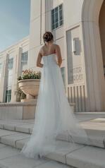 7295 (IV-IV)Ivory Lace And Tulle Over Honey Gown back