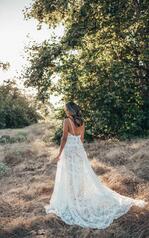 Alyx (iviv-iv) Ivory Lace And Tulle Over Ivory Gown Wit back