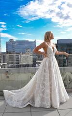 1325 Tulle And Royal Organza Over Ivory Gown With Ivory front