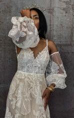 Aspen (iviv-iv) Ivory Lace And Tulle Over Ivory Gown Wit front