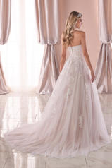 6745 Ivory Lace/Tulle/Moscato Gown back