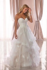 6765 Tulle/Royal Organza/Moscato Gown front