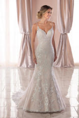 6769 Ivory Lace/Tulle/Moscato Gown/Java Tulle Illusion front