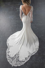 6817 Ivory Gown/Sheer Ivory Bodice back