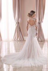 6852 Ivory Lace And Tulle Over Moscato Gown With Ivory  back