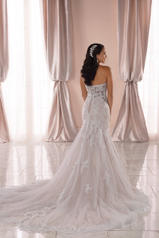 6875 Ivory Lace And Tulle Over Ivory Gown With Ivory Tu back