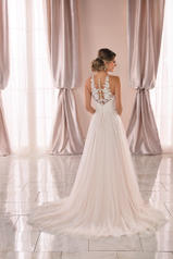 6888 Ivory Lace And French Tulle Over Ivory Gown With I back