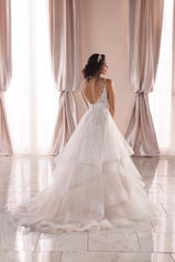 6918 Ivory Lace And Tulle Over Ivory Gown With Ivory Tu back