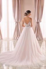 6919 Ivory Lace And Tulle Over Ivory Gown With Ivory Tu back