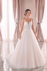 6919 Ivory Lace And Tulle Over Ivory Gown With Ivory Tu front