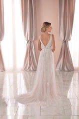 6940 Ivory Lace And French Tulle Over Ivory Gown With I back