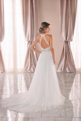 6971 Ivory Lace With Sheer Ivory Bodice And Ivory Gown back