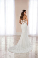 6979 White Lace Tulle and Regency Organza over White Go back