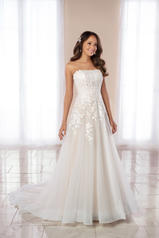 6990 Ivory Lace and Tulle over Ivory Gown front