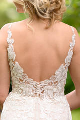 7073 Tulle and Regency Organza over Ivory Gown with Jav back