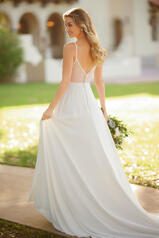 7151 Ivory Gown With Ivory Tulle Plunge back