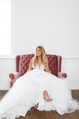 7194 (IVIV-IV) Ivory Lace and Tulle over Ivory Gown wit front