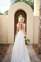 7204 Ivory Lace And French Tulle Over Ivory Gown With I back