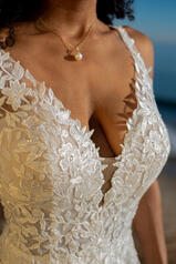7317 (iviv-iv) Ivory Lace And French Tulle Over Ivory G detail