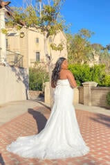 7323 (iviv-iv) Ivory Lace And Tulle Over Ivory Gown Wit back