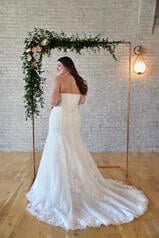 7323 (iviv-iv) Ivory Lace And Tulle Over Ivory Gown Wit back