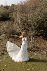 7325 (iviv-iv) Ivory Lace And Tulle Over Ivory Gown Wit front