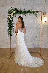 7325 (iviv-iv) Ivory Lace And Tulle Over Ivory Gown Wit back