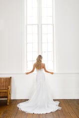 7337 (iv-iv) Ivory Lace And Tulle Over Ivory Gown back
