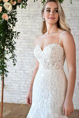 7337 (iv-iv) Ivory Lace And Tulle Over Ivory Gown detail