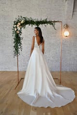 7361 (iv-iv) Ivory Gown With Ivory Tulle Plunge back