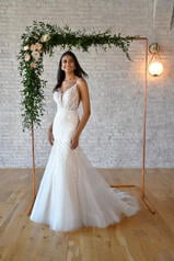 7388 (iviv-iv) Ivory Lace And Tulle Over Ivory Gown Wit front