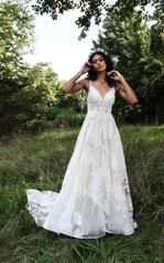Aspen (iviv-iv) Ivory Lace And Tulle Over Ivory Gown Wit front