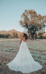 Alyx (iviv-pl) Ivory Lace And Tulle Over Ivory Gown Wit back