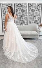 7177 (IVIV-IV)Ivory Lace And Tulle Over Ivory Gown With back