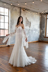 Knox (iv-ivr) Ivory Lace And Tulle Over Ivory Gown front