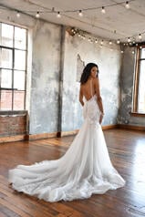 Leyla N(iviv-pl) Ivory Lace And Tulle Over Ivory Gown Nw back