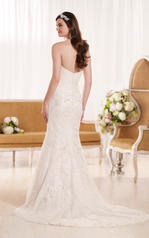 D1928 Ivory Lace over Oyster Dolce Satin back