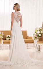 D1962 Off White with Porcelain Tulle Illusion back