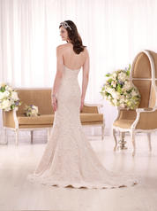D1985ZZ Ivory Lace and Moscato Regency Organza over Moscat back