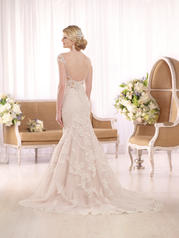 D2002-CL Ivory Lace and Tulle over Ivory Gown front