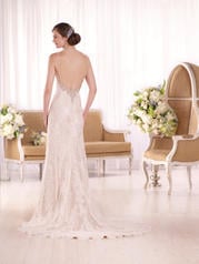 D2006 Ivory Lace and Tulle over Mink Lavish Satin back