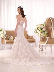 D2042 Ivory Lace and Tulle over Oyster Dolce Satin back