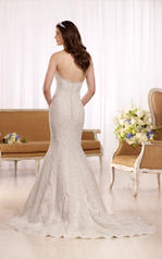 D2224 Ivory Lace over Oyster Dolce Satin back